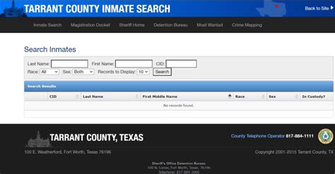 <b> Tarrant County Sheriff Information. . Tarrant county inmate search bond information